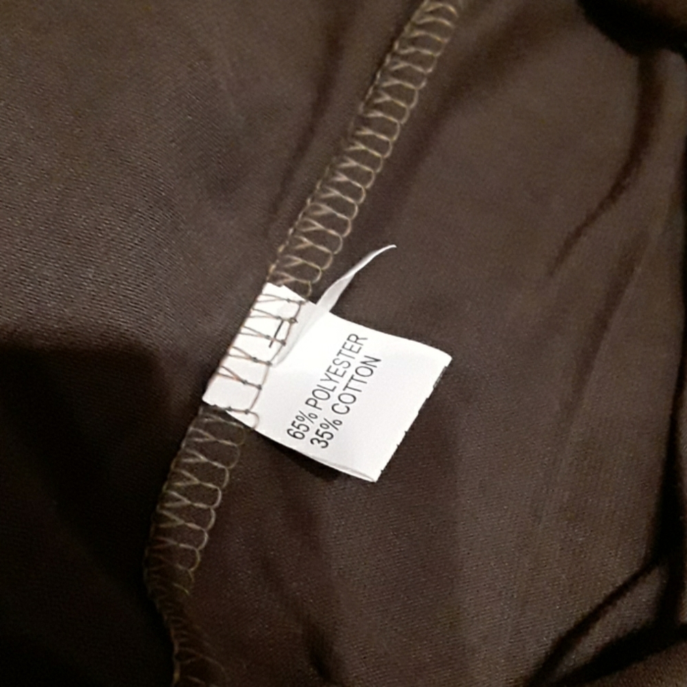NWOT Olive V-Neck Split Bohemian Maxi Dress M - Picture 7 of 8